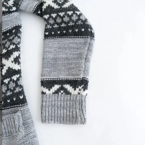 SANSARA Wool blend knit cardigan sweater Small oversized fit - Picture 6 of 13